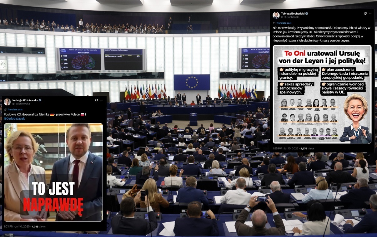 Депутаты Европарламента от «Гражданской коалиции» спасли фон дер Ляйен. Оппозиция беспощадна.