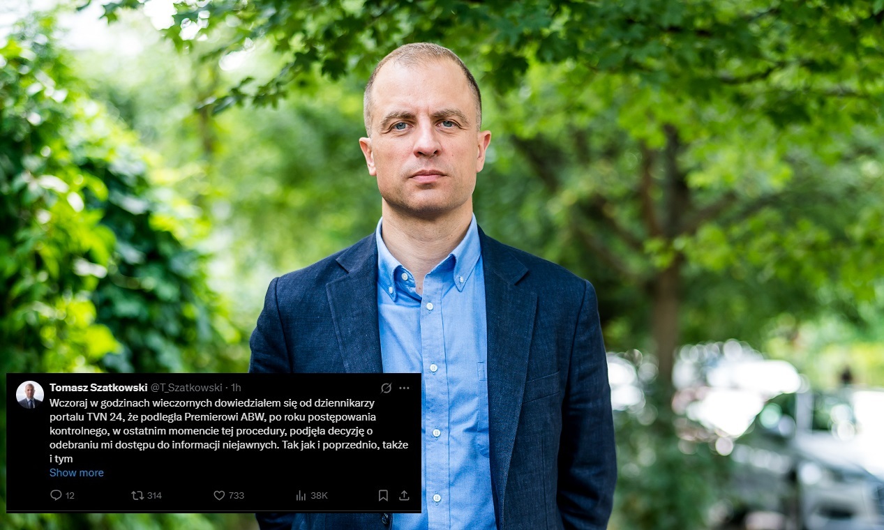 ABW deprived Szatkowski of access to classified information