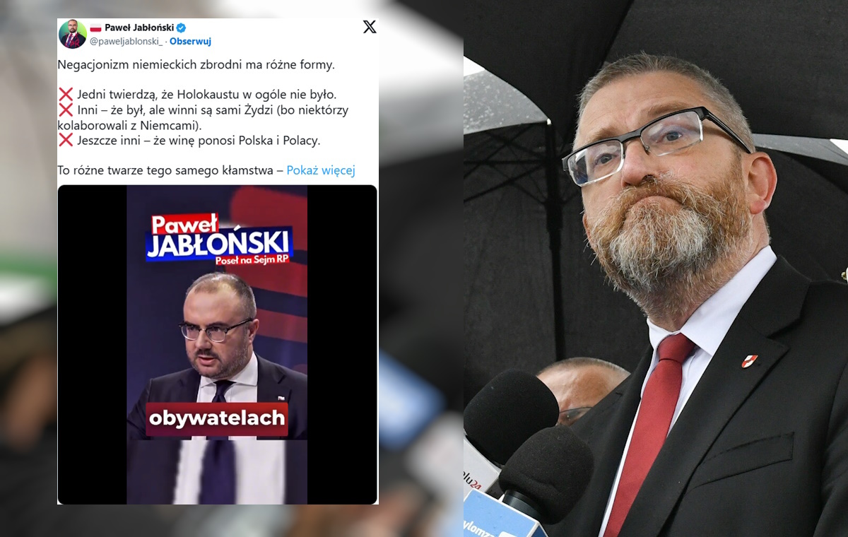 Jabłoński o Braunie: Powinien być potępiony za negacjonizm