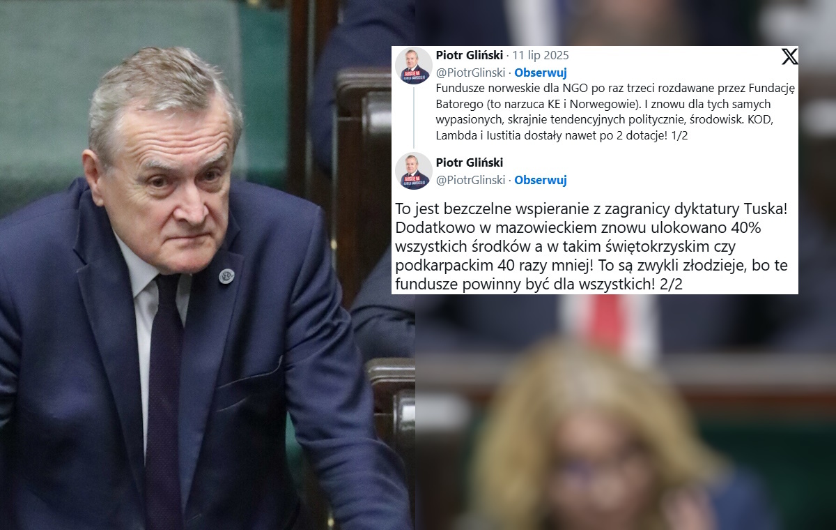 Norway Grants subsidize "their own"? Gliński: Impudent