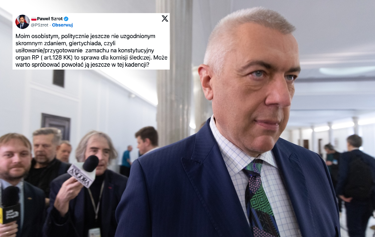 Paweł Szrot proposes the establishment of a commission of inquiry