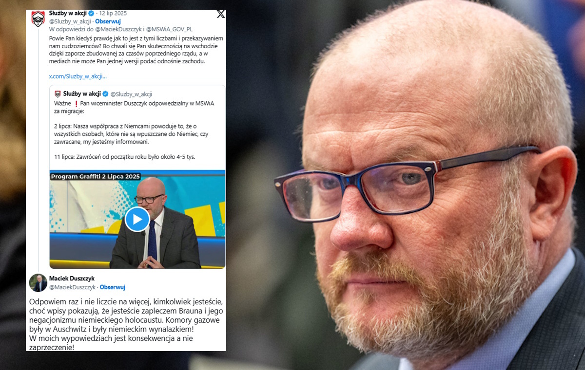 Duszczyk kręci ws. granicy."Nieelegancka metoda manipulacji"