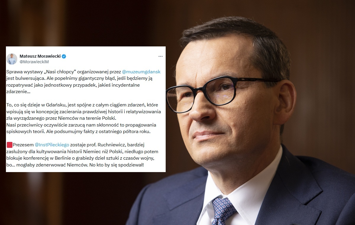 Outrageous exhibition in Gdańsk. Morawiecki on the goals