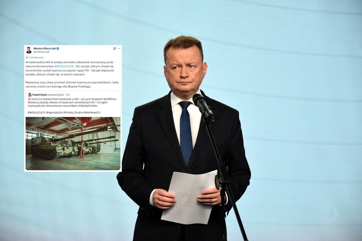 Пушечные гаубицы K9 прибыли в Польшу. Блащак реагирует