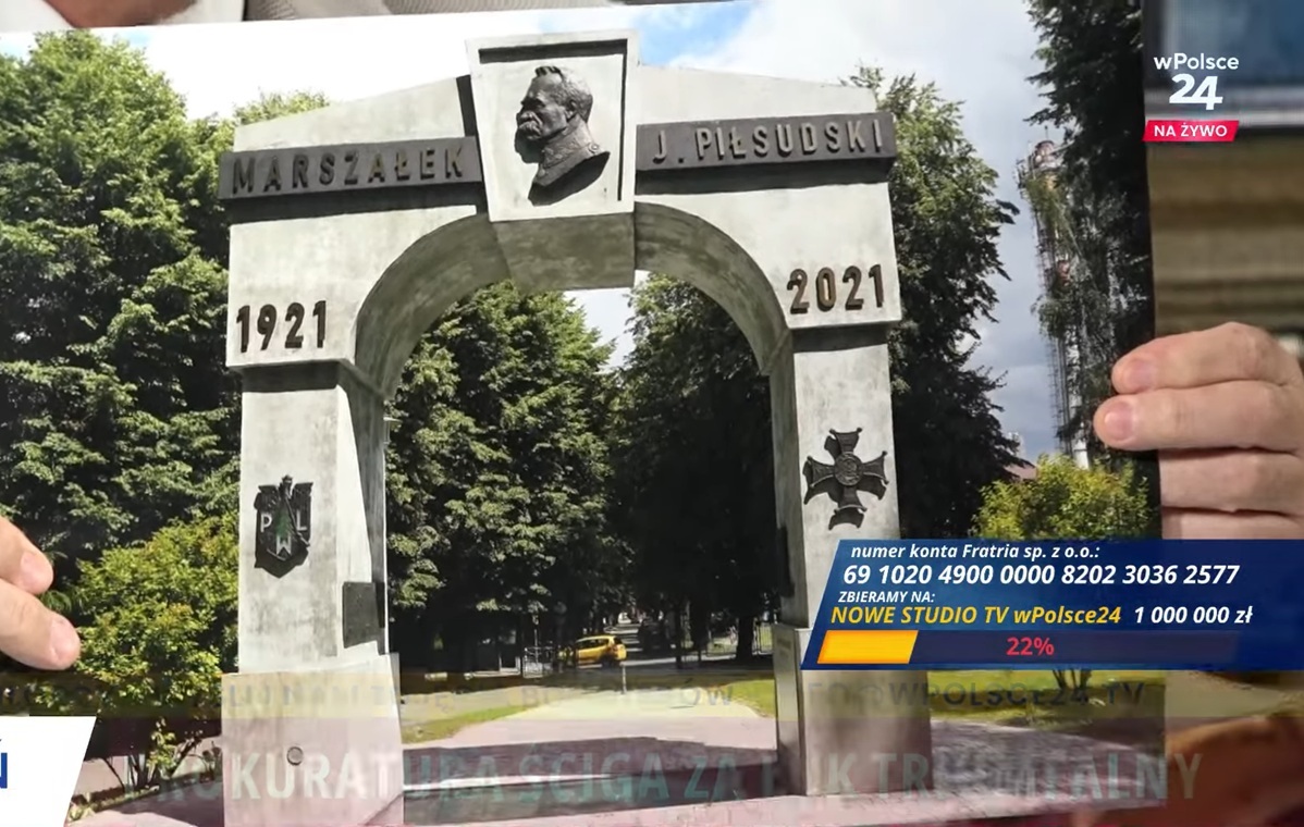 TYLKO U NAS. Bodnarowcy zajęli się łukiem Bitwy Warszawskiej