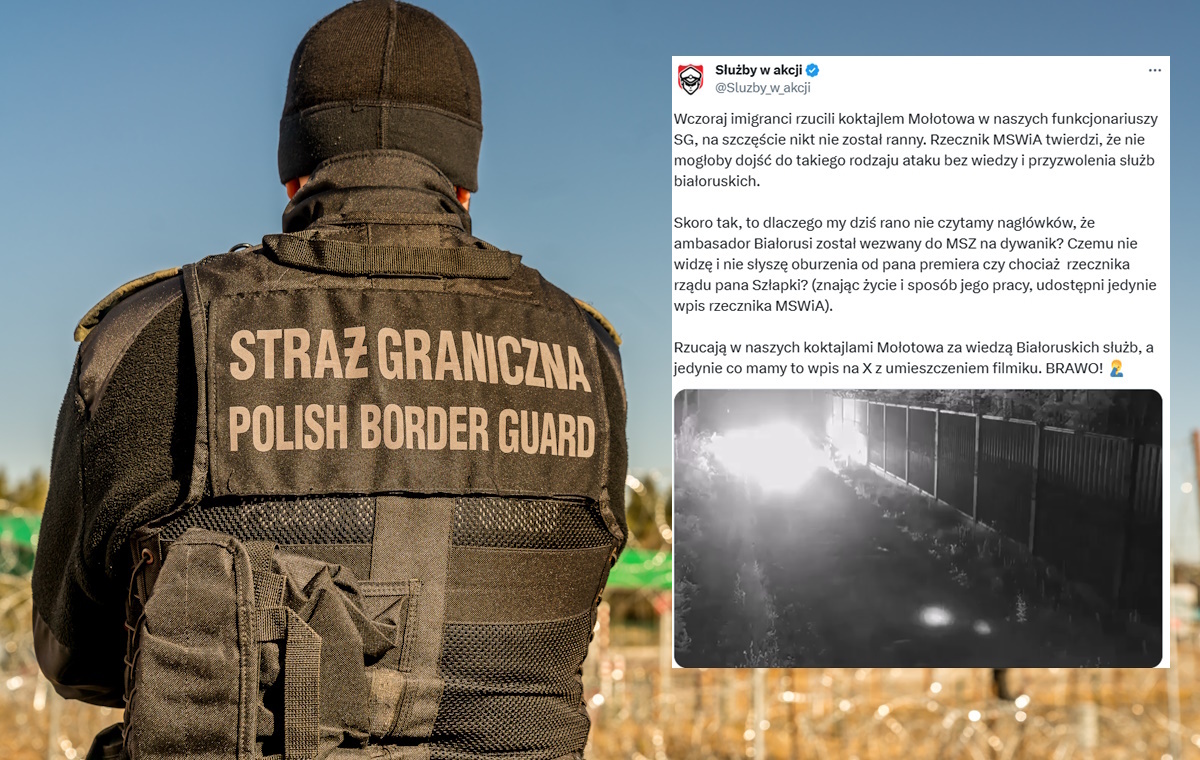 SG została zaatakowana koktajlem Mołotowa. Gdzie jest rząd?