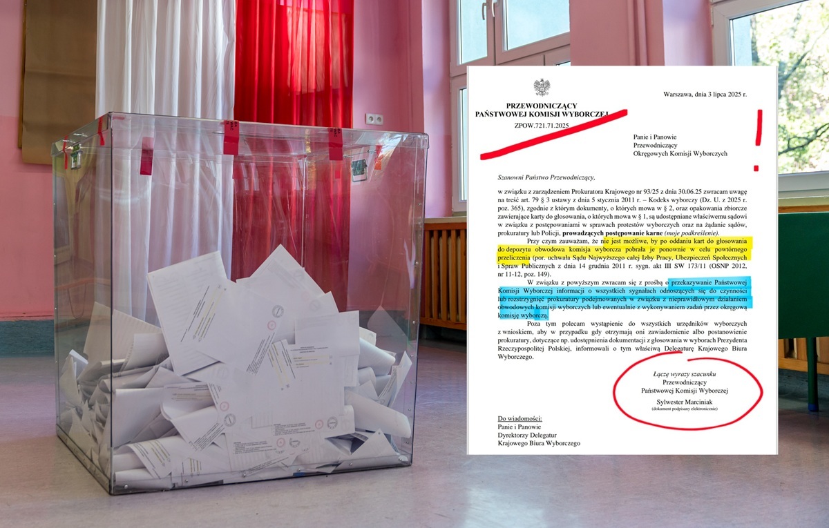 The Bodnar supporters are "counting the votes". S. Lasocki reveals the letter of the head of the National Electoral Commission