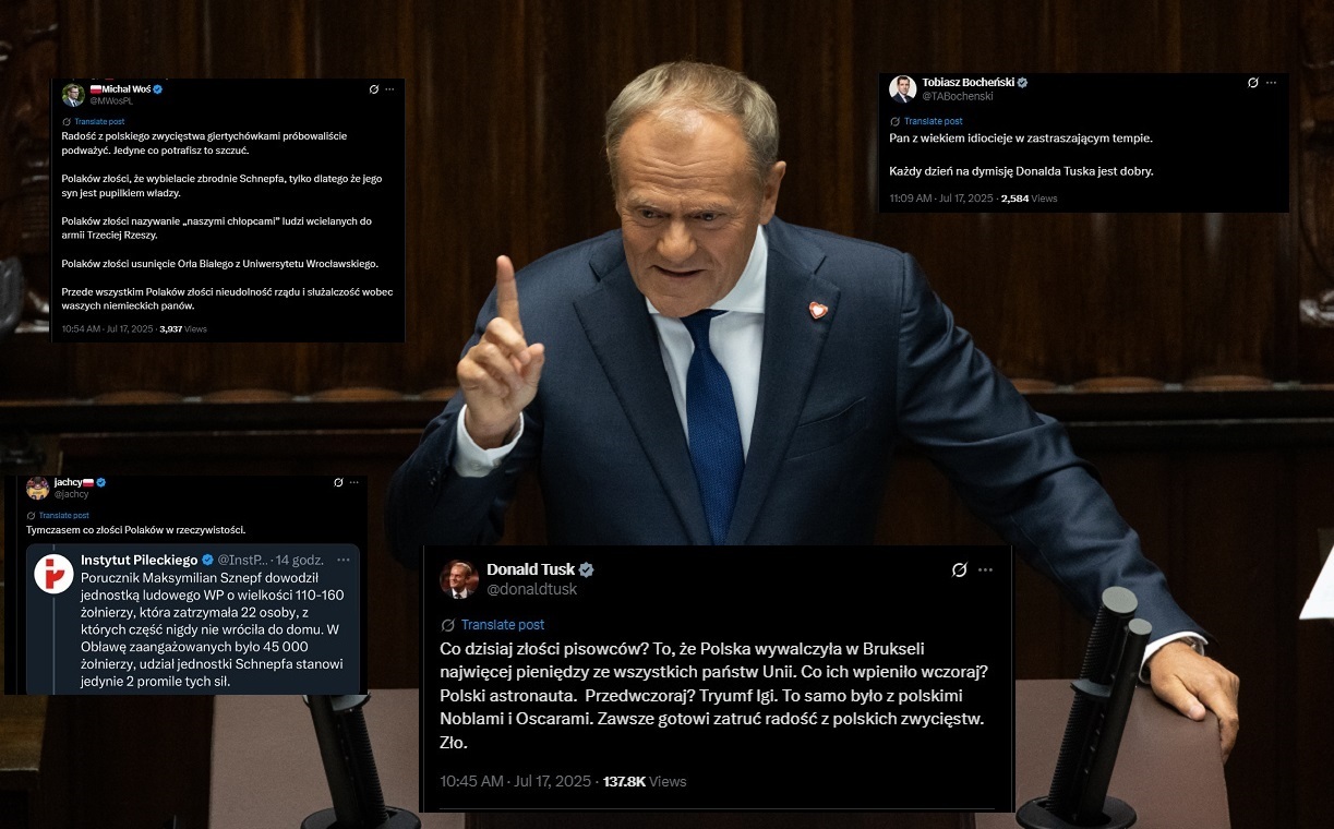 Absurdalne projekcje Tuska! "Co dziś złości pisowców?"
