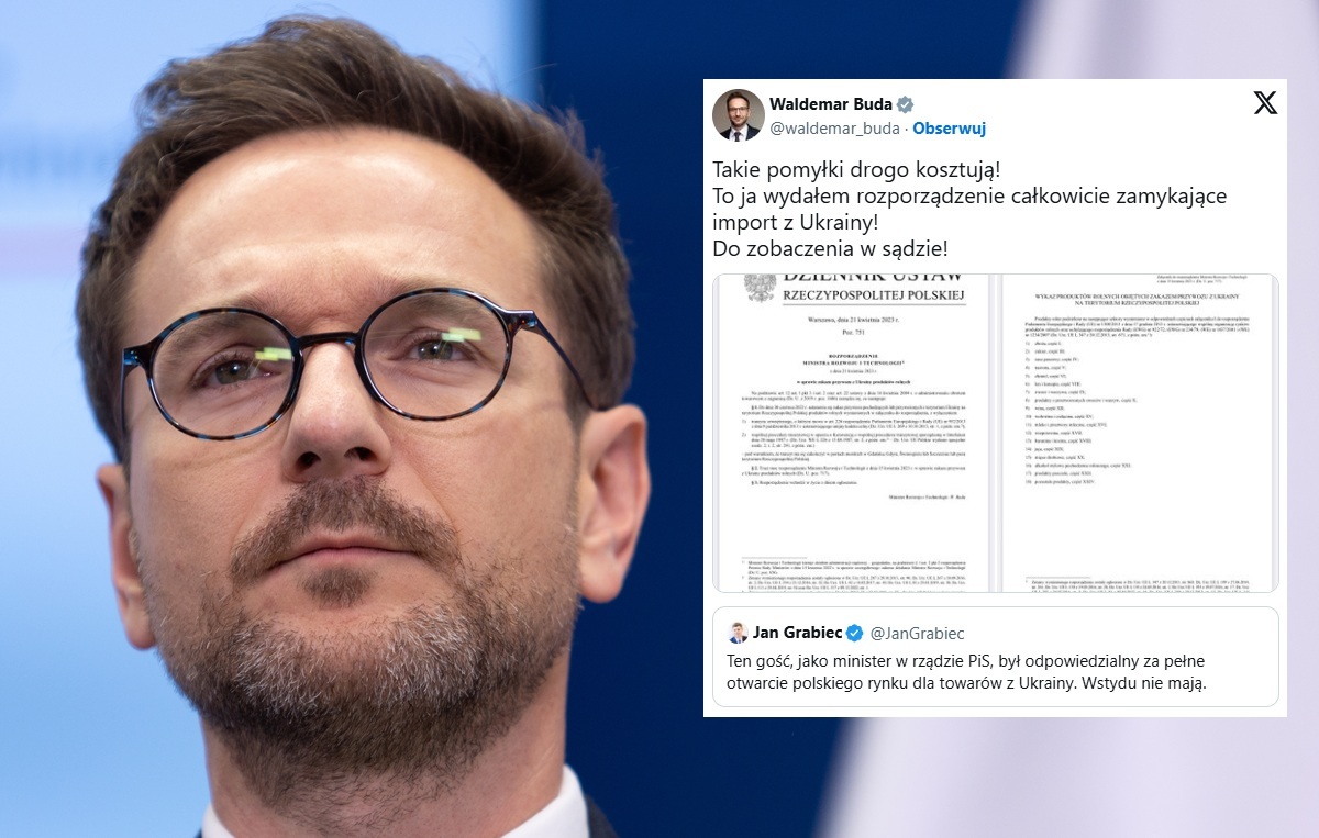 Grabiec przy pomocy kłamstw zaatakował Budę?