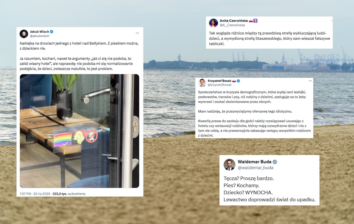 Tak dla LGBT, nie dla dzieci? Burza wokół zdjęcia z hotelu!