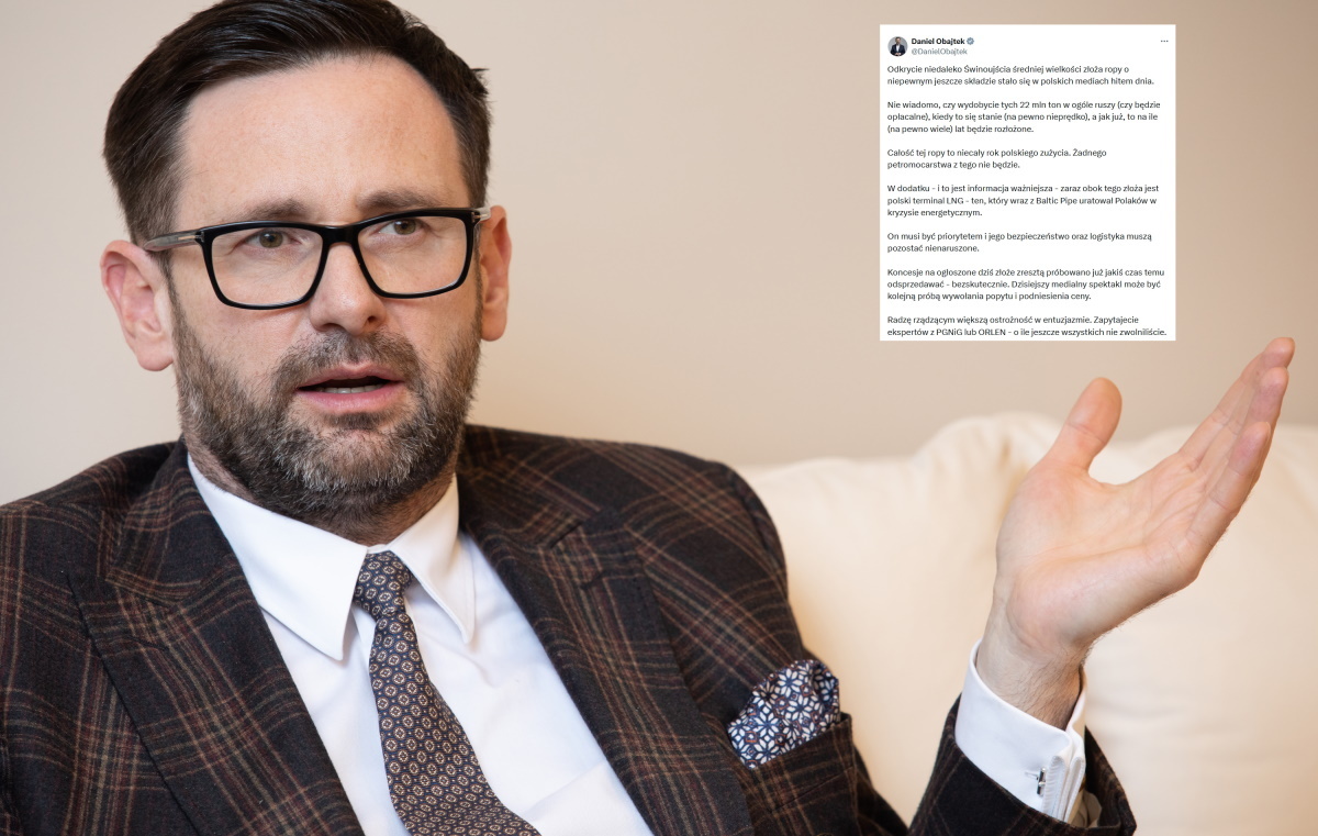 Obajtek studzi emocje ws. ropy: Petromocarstwa nie będzie