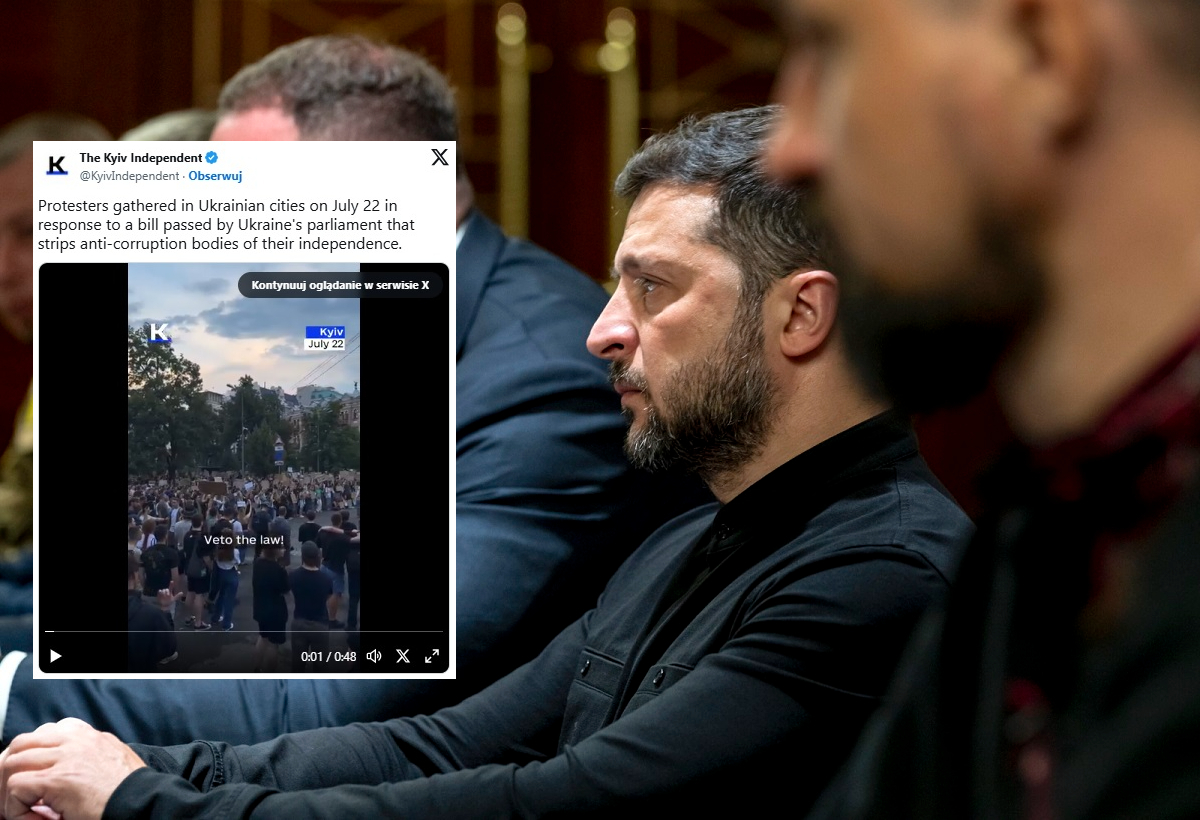 Protest w Kijowie. „Nie dla korupcji we władzy"