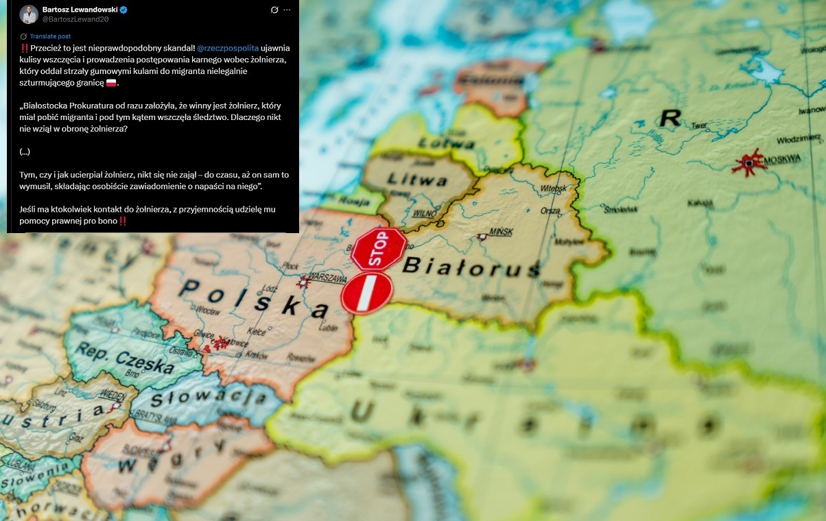 Śledztwo wobec żołnierza, zamiast migranta, który zaatakował