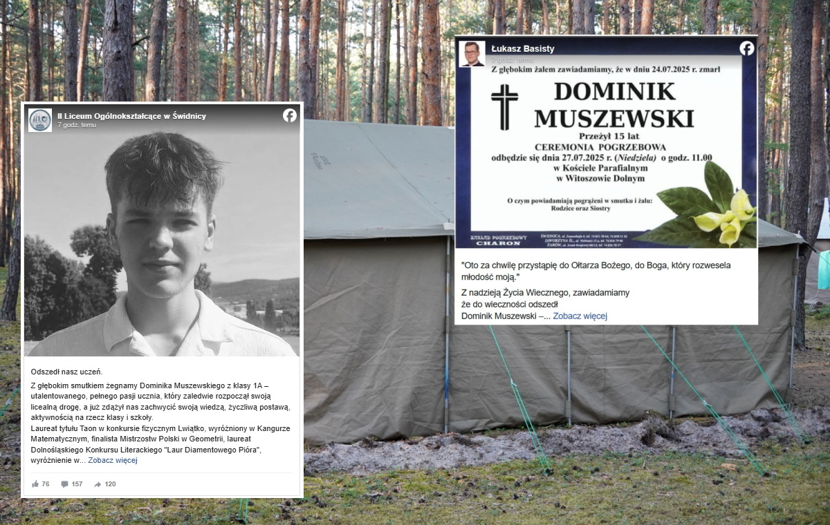 Kim był 15-letni harcerz, który utonął w jeziorze Ośno?