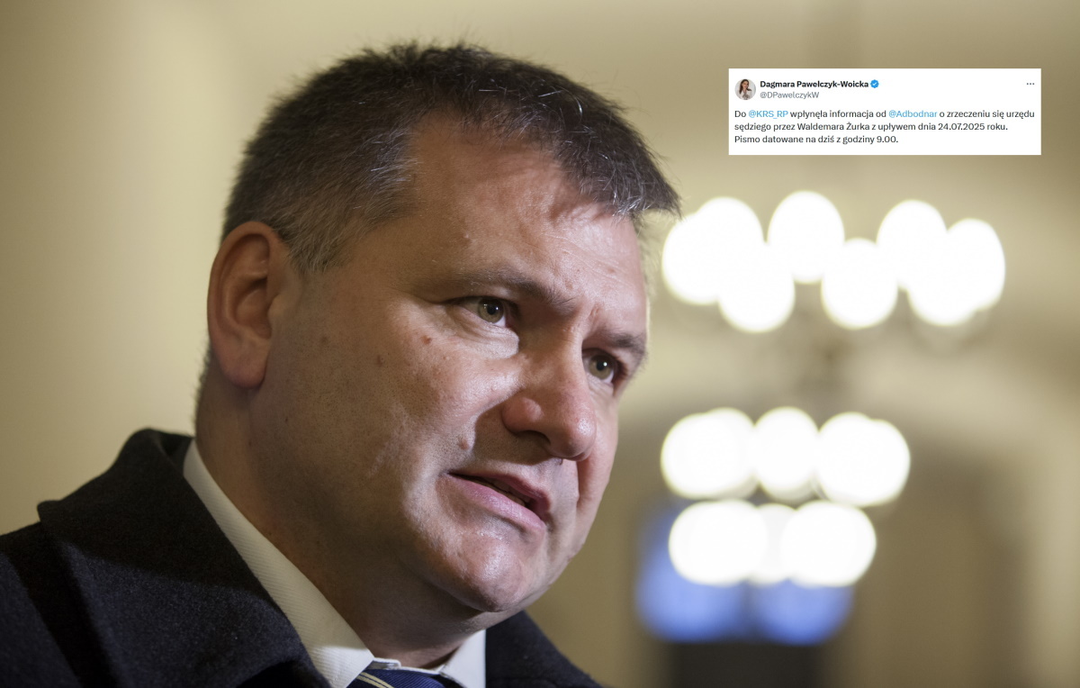 Żurek zrzekł się urzędu sędziego. Informacja wpłynęła do KRS