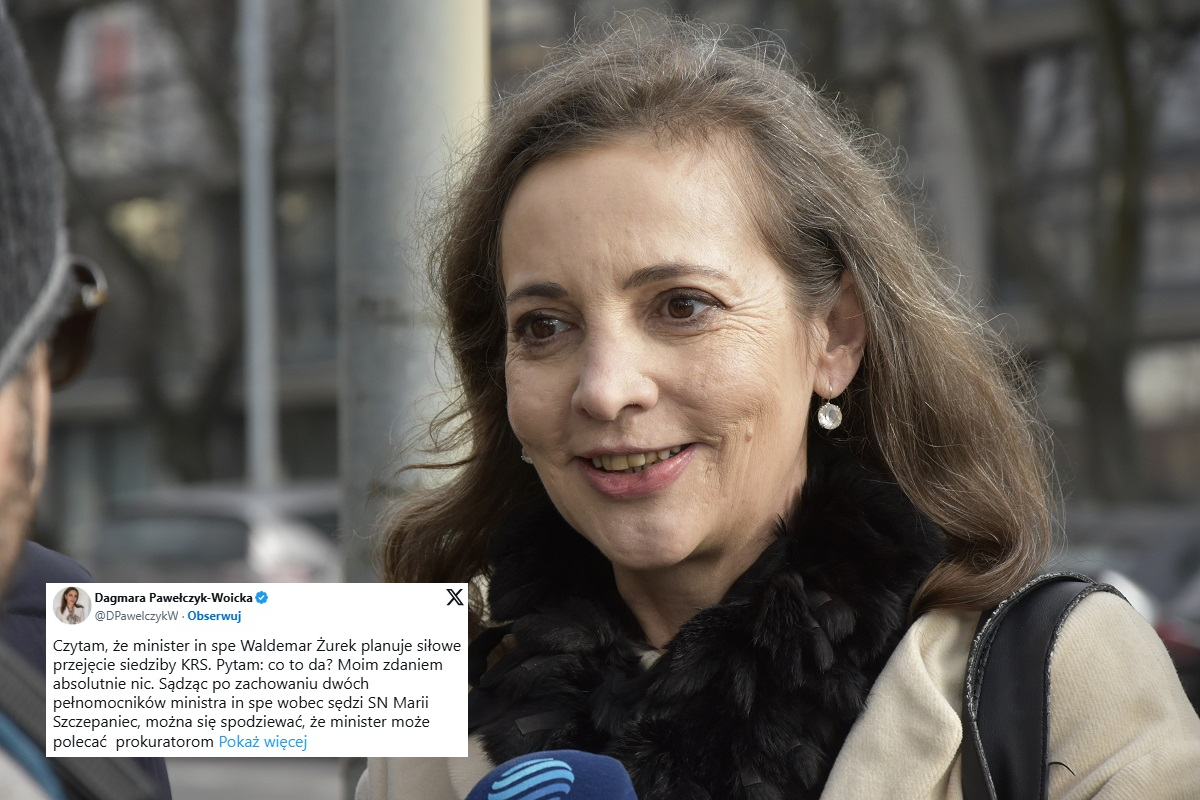 Żurek będzie chciał przejąć siłą KRS? Szefowa Rady ostrzega