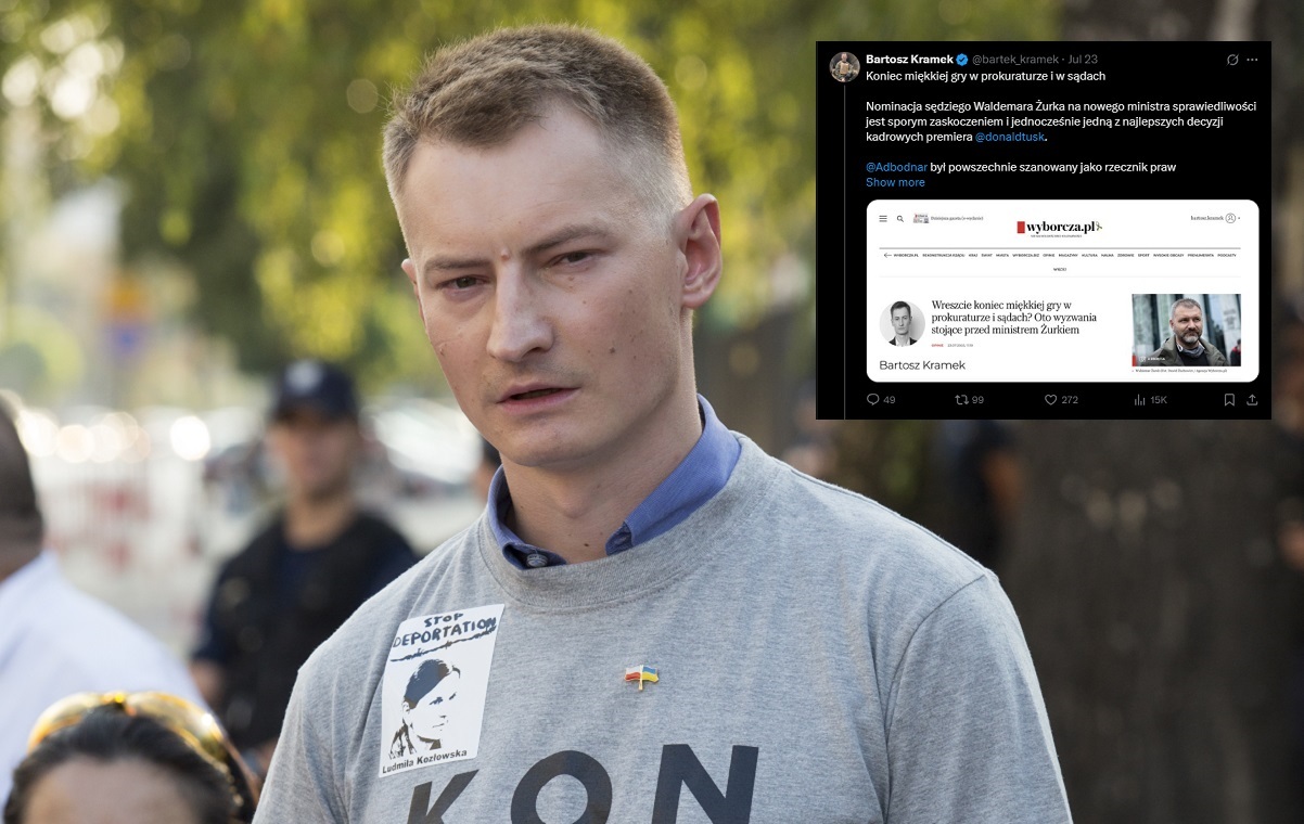 Kramek "dorzyna watahę" na łamach "GW"!"Koniec miękkiej gry"