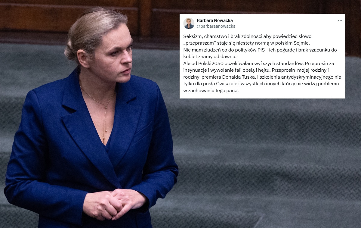 Nowacka jest wściekła! Ćwik tłumaczy się w Sejmie