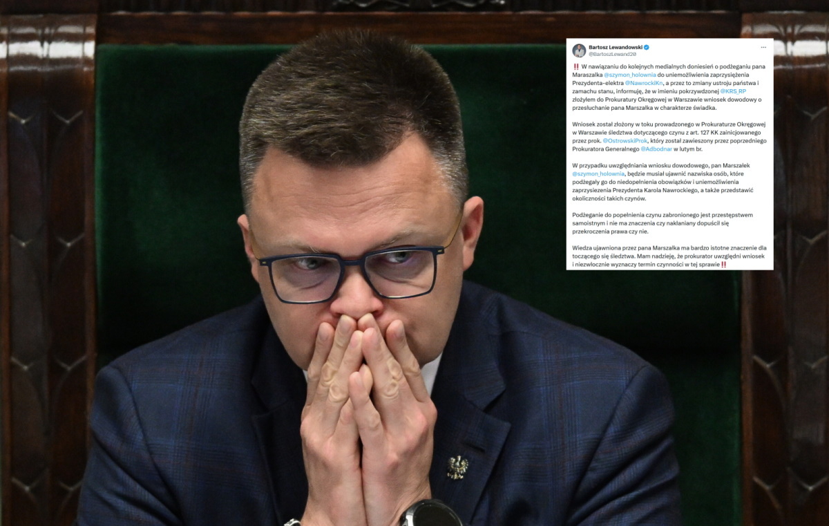 Mec. Lewandowski złożył wniosek o przesłuchanie Fanatyka!