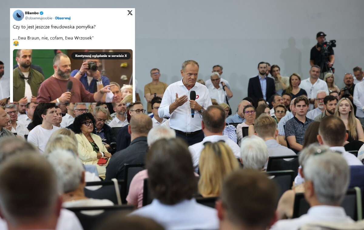 W dym za Evą Braun! Absurdalna wpadka na spotkaniu z Tuskiem