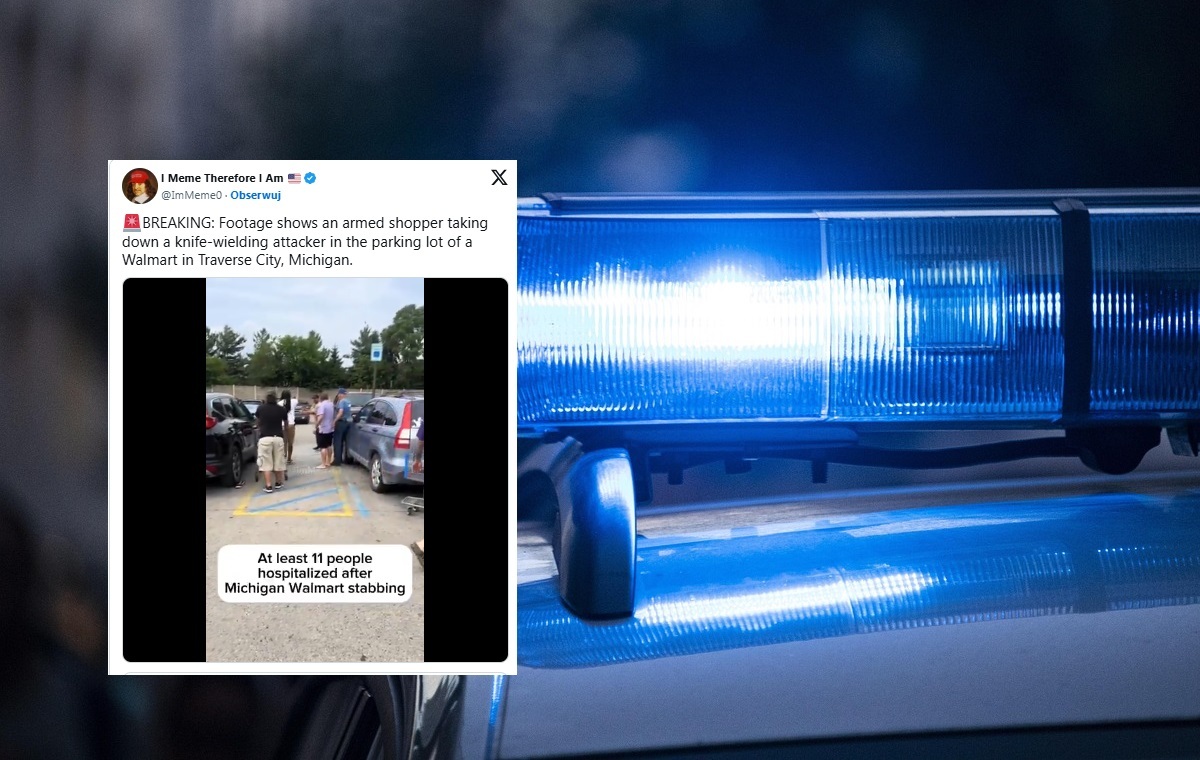 Atak nożownika w Michigan. Tak obezwładniono napastnika