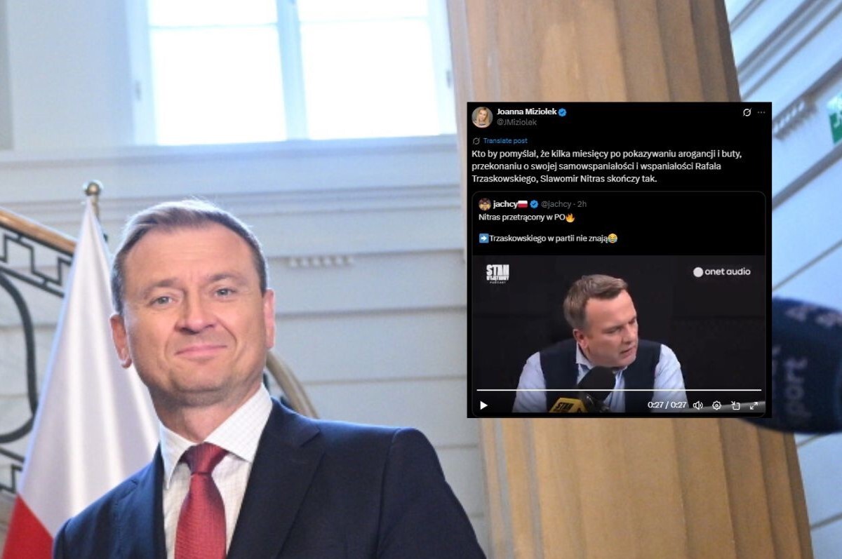 Sławomir Nitras ponosi konsekwencje porażki Trzaskowskiego