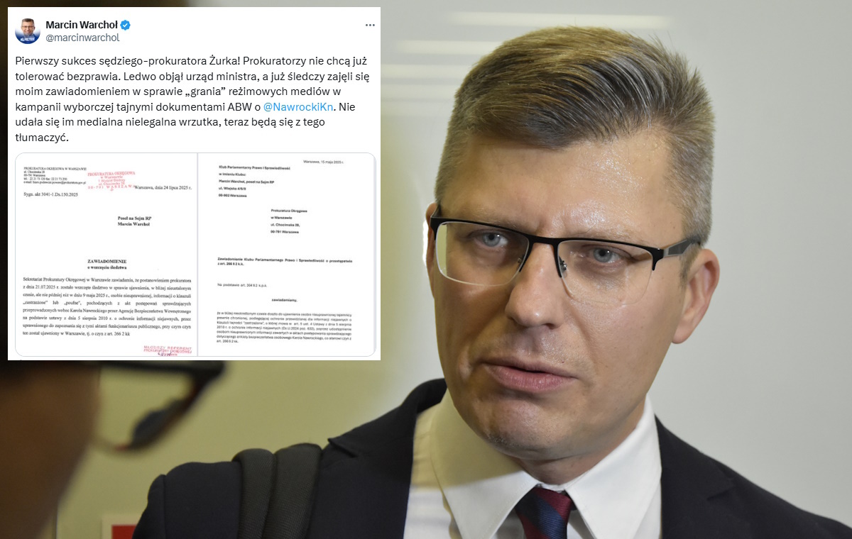 Jest śledztwo ws. przecieku z teczki ABW Karola Nawrockiego