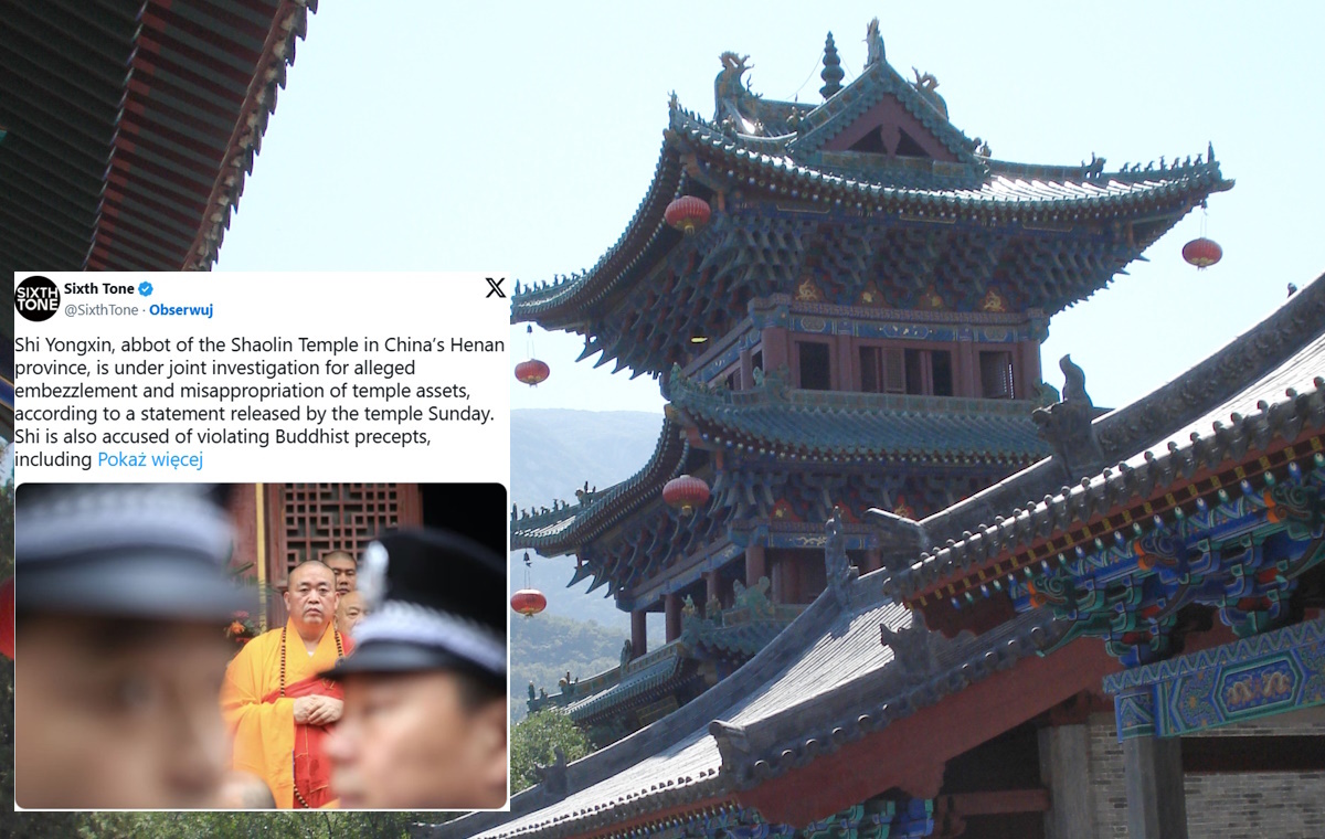 Śledztwo ChRL wobec buddyjskiego opata. W tle mocne zarzuty