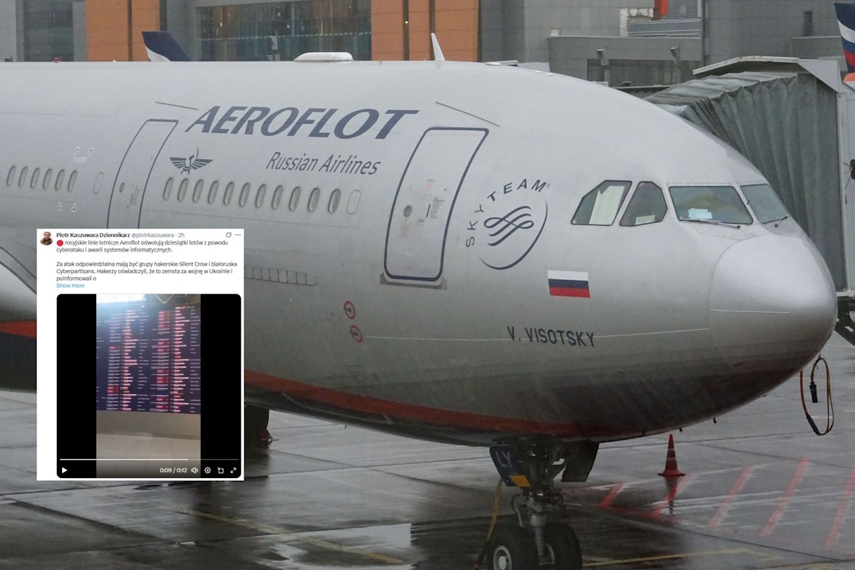 Awaria systemu Aerofłotu. Hakerzy biorą odpowiedzialność