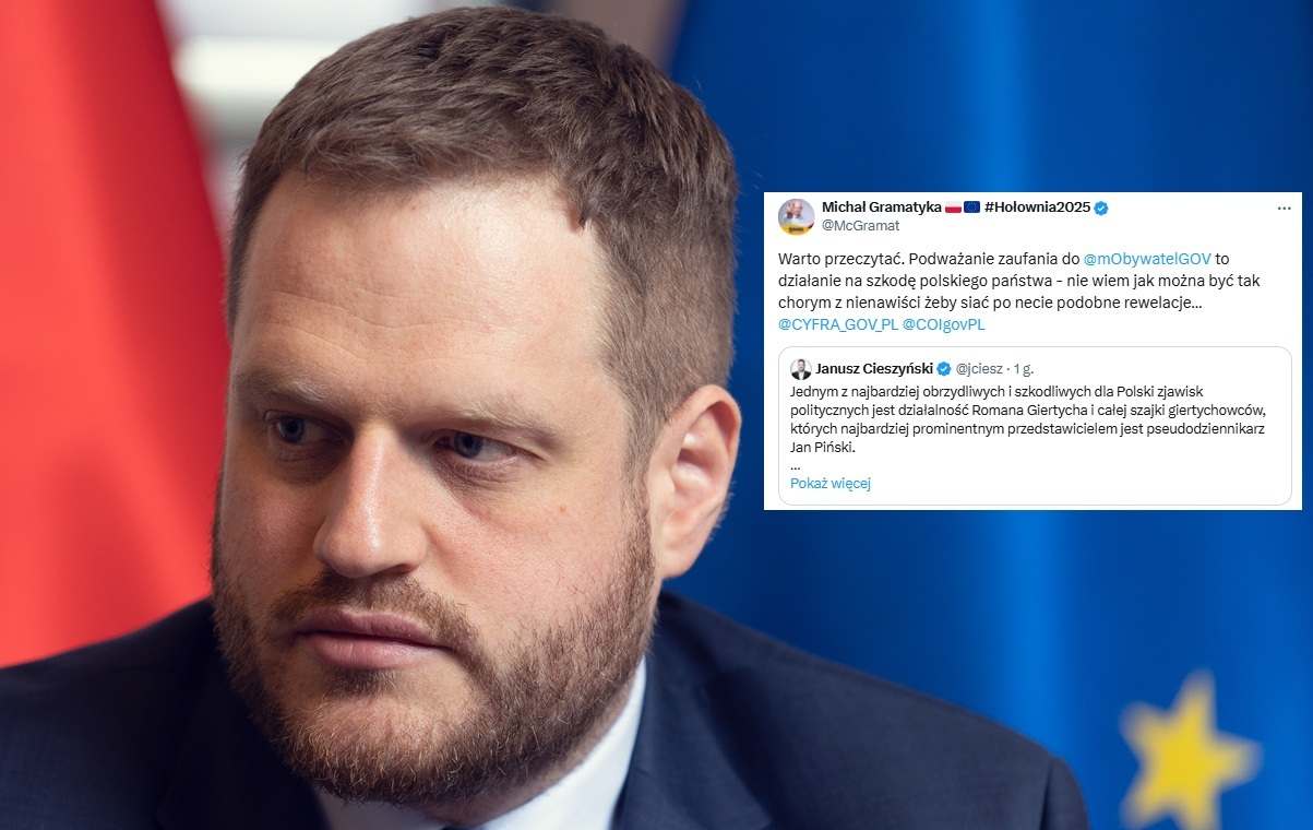 Cieszyński ostrzega przed radykałami. Wsparł go Gramatyka