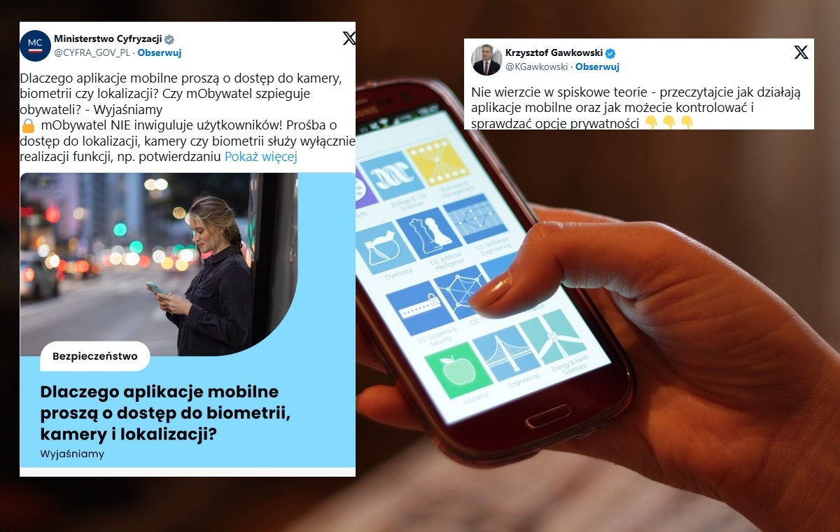 Portal Pińskiego atakuje aplikację mObywatel. Rząd ma dość