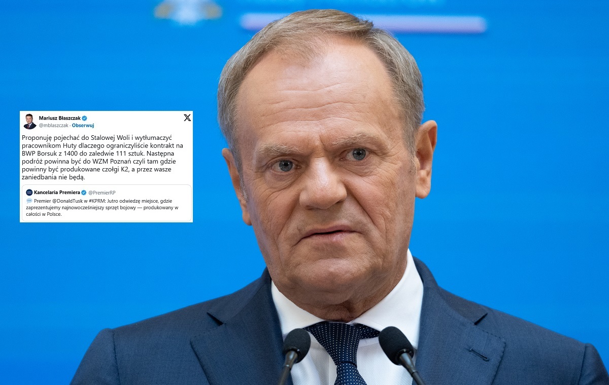 Teatr Tuska. Błaszczak: Proponuję pojechać do Stalowej Woli