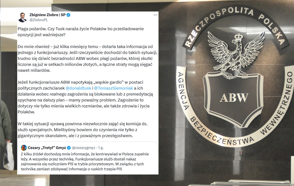 ABW wyznaczono do rozliczania PiS? Ziobro: Potrzebna komisja