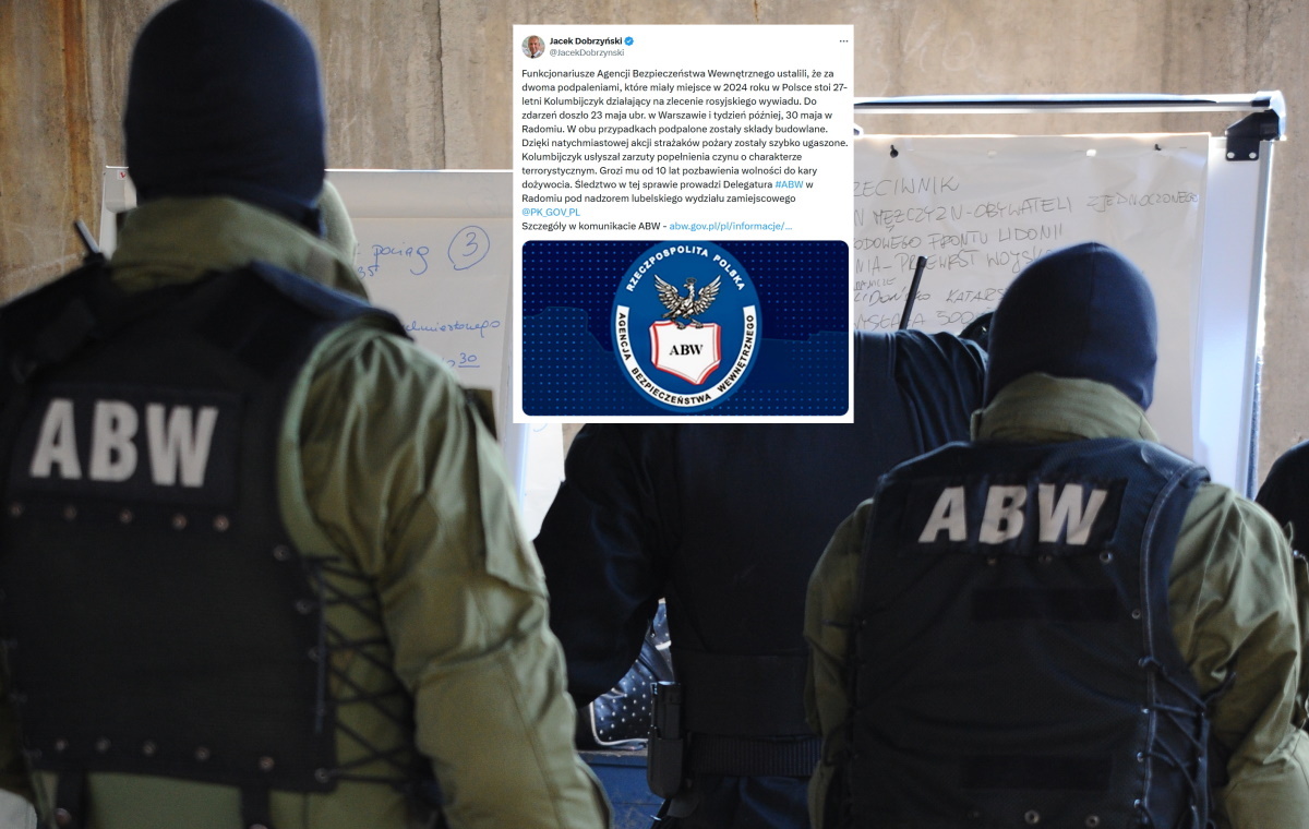 To Kolumbijczyk stał za podpaleniami! Działał na rzecz Rosji