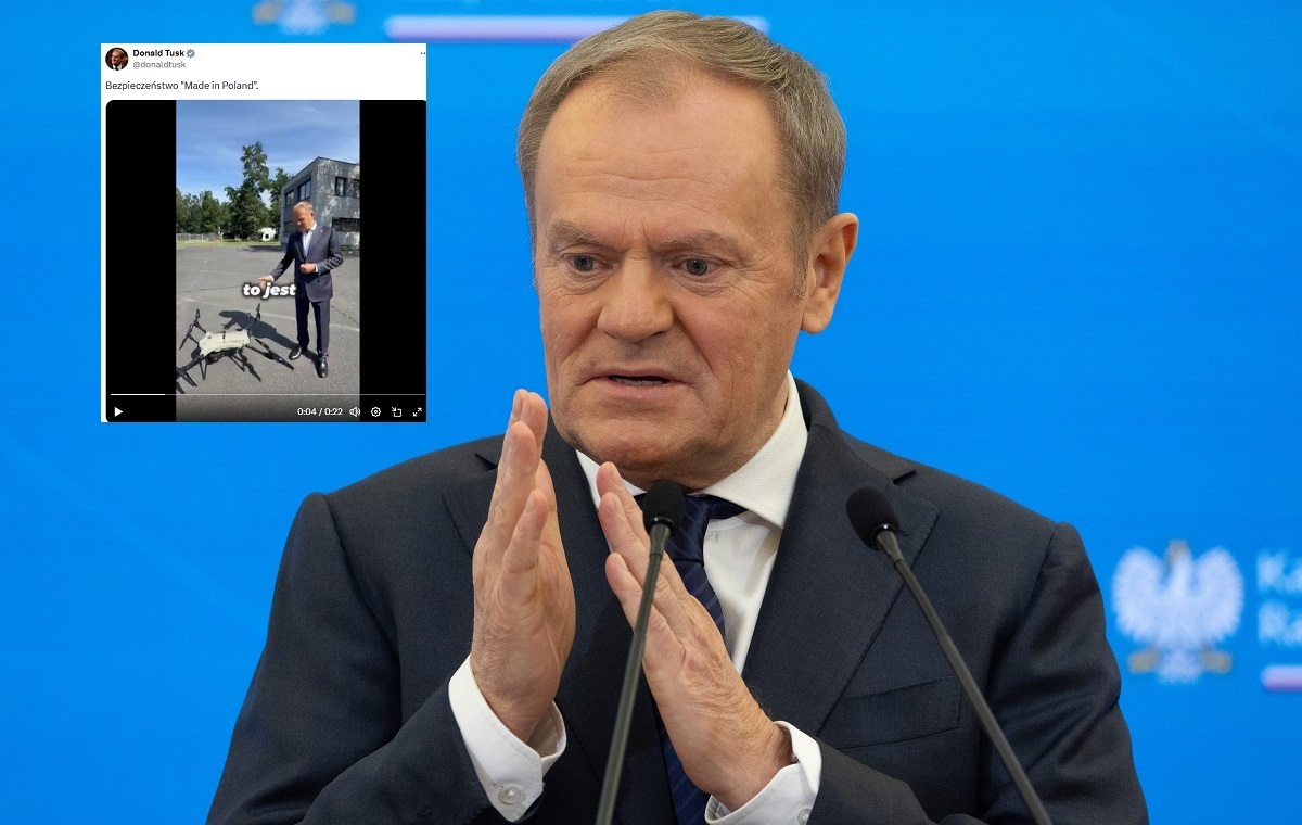 Papa chwali się nagraniem z dronem. "Mały, ale wariat!"