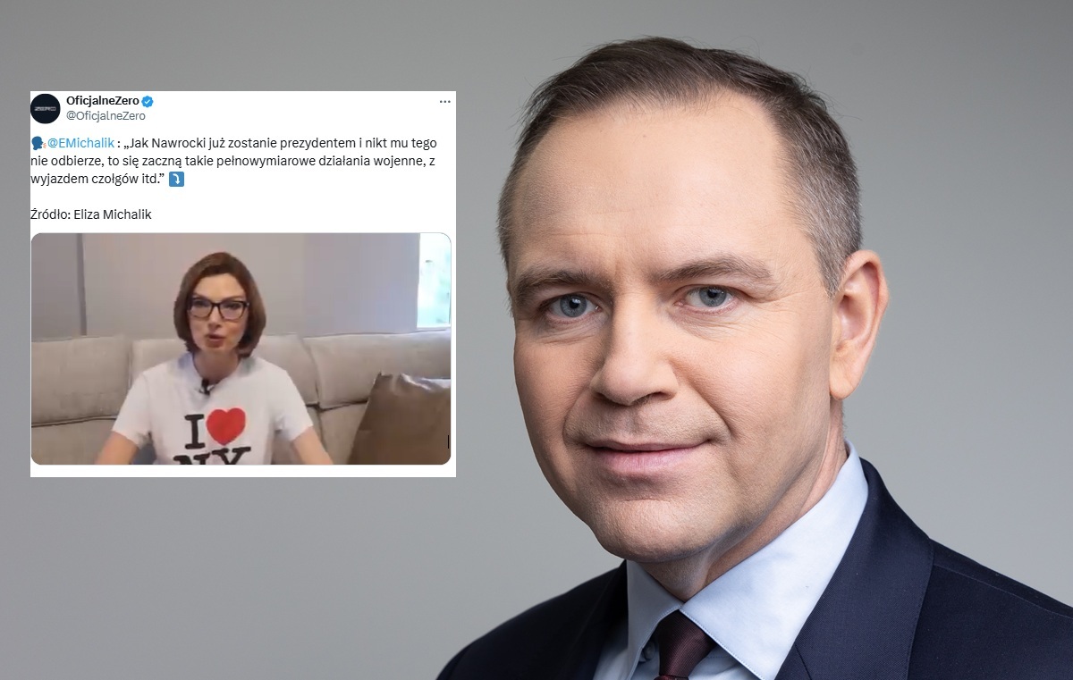 Michalik twierdzi, iż Nawrocki wyprowadzi czołgi na ulice