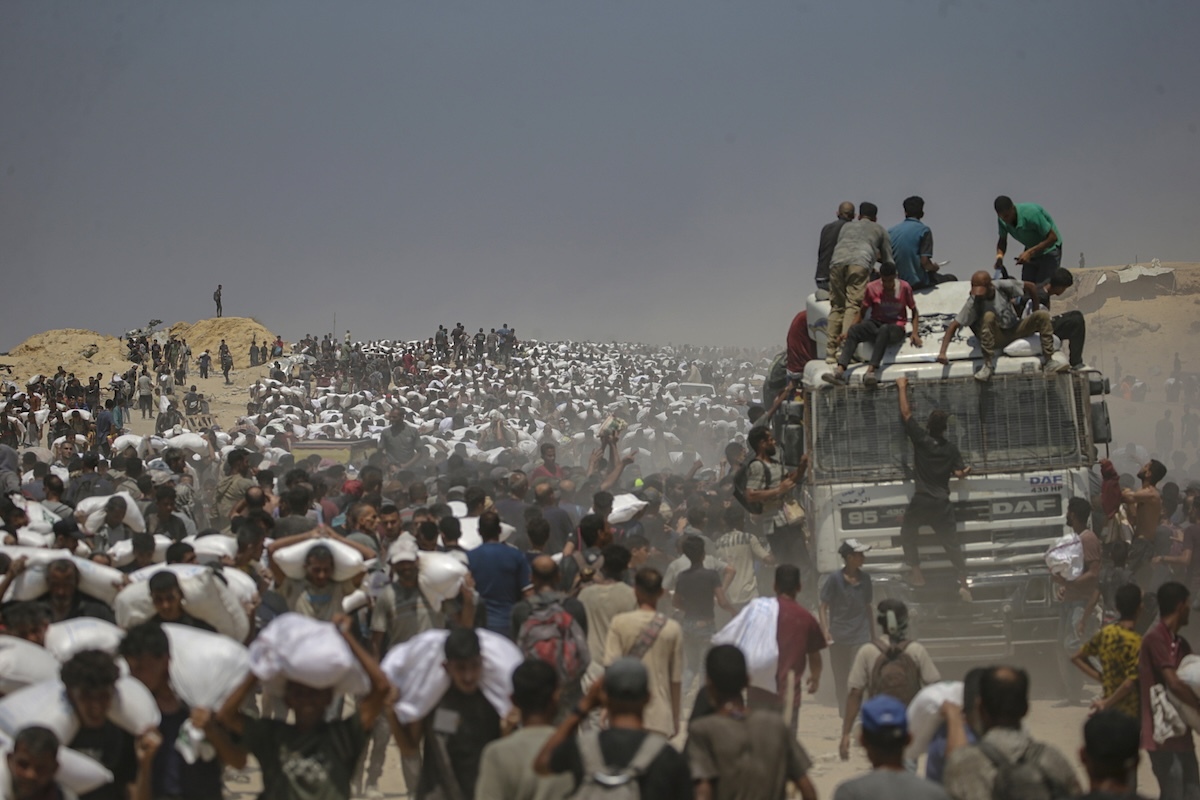 Trump za dostarczeniem żywności do Strefy Gazy