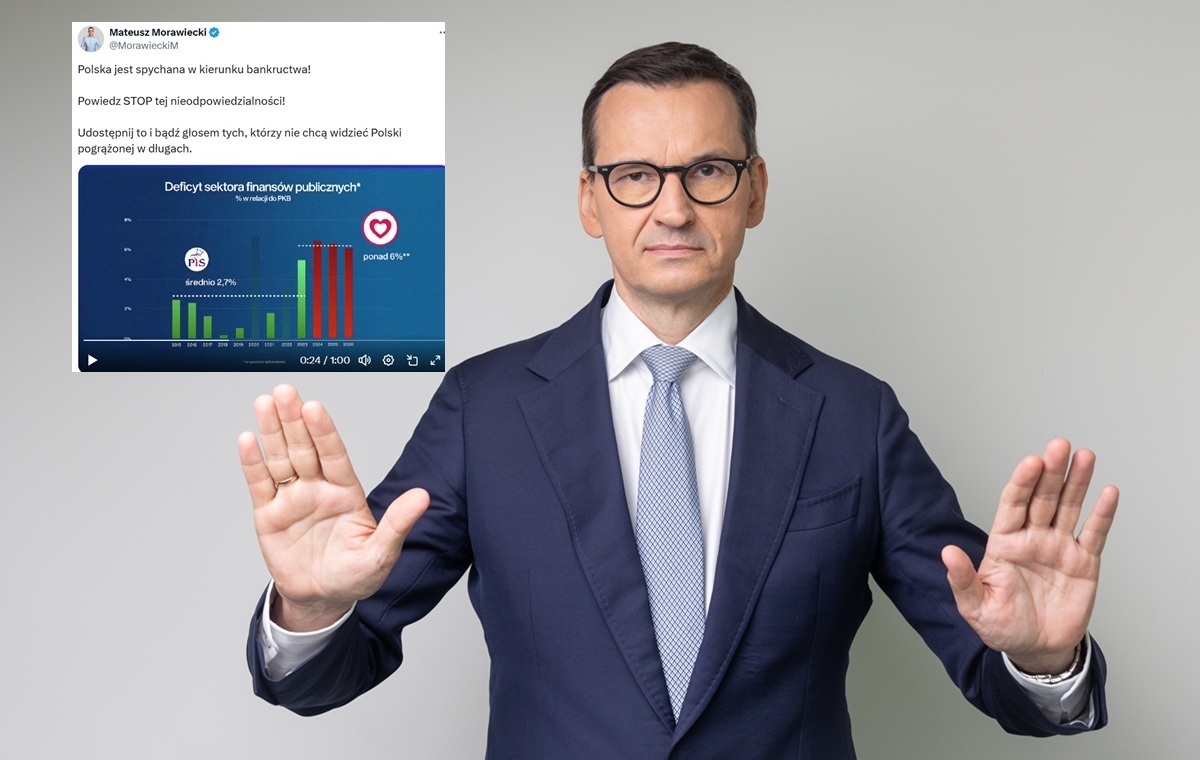 Morawiecki: "Polska jest spychana w kierunku bankructwa!"
