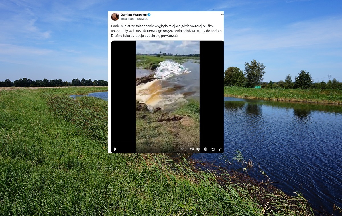 Trudna sytuacja na Żuławach! Przerwało uszczelniony wał