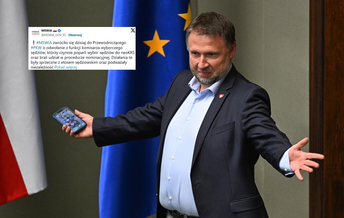 Bezczelność! MSWiA naciska na PKW ws. odwołania sędziów