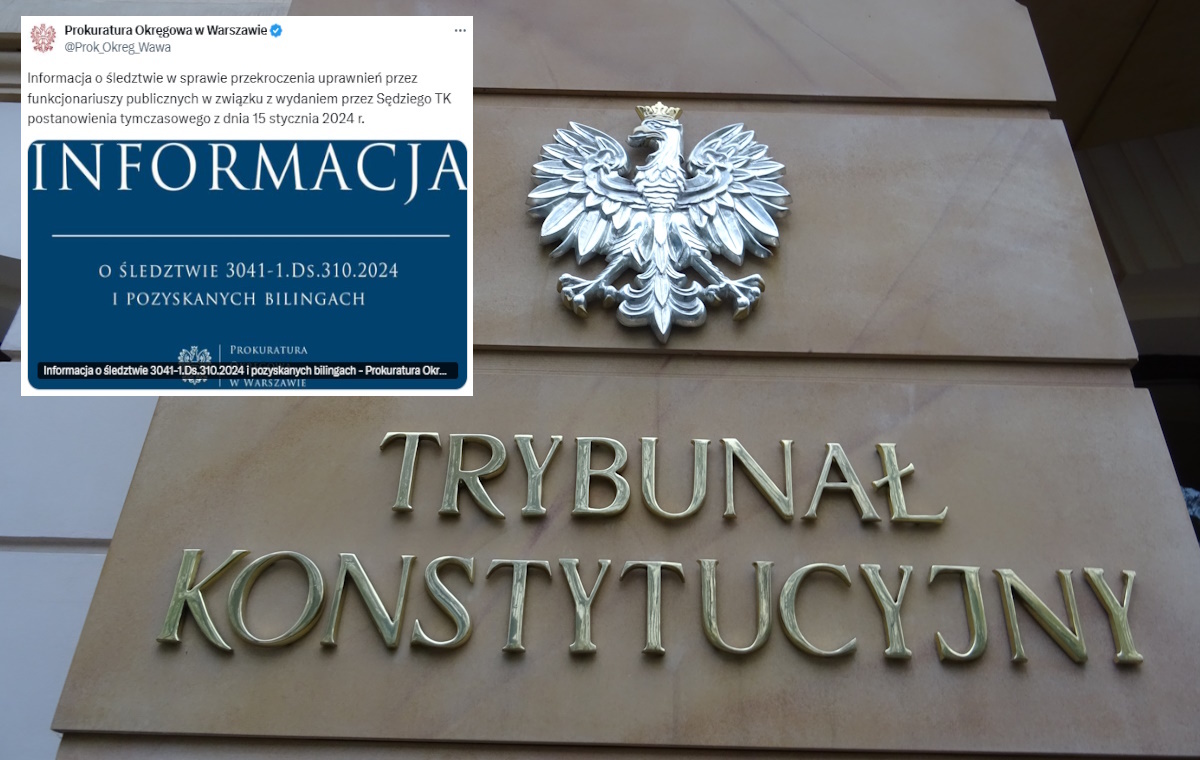 Prokuratura tłumaczy się z inwigilowania sędziów TK