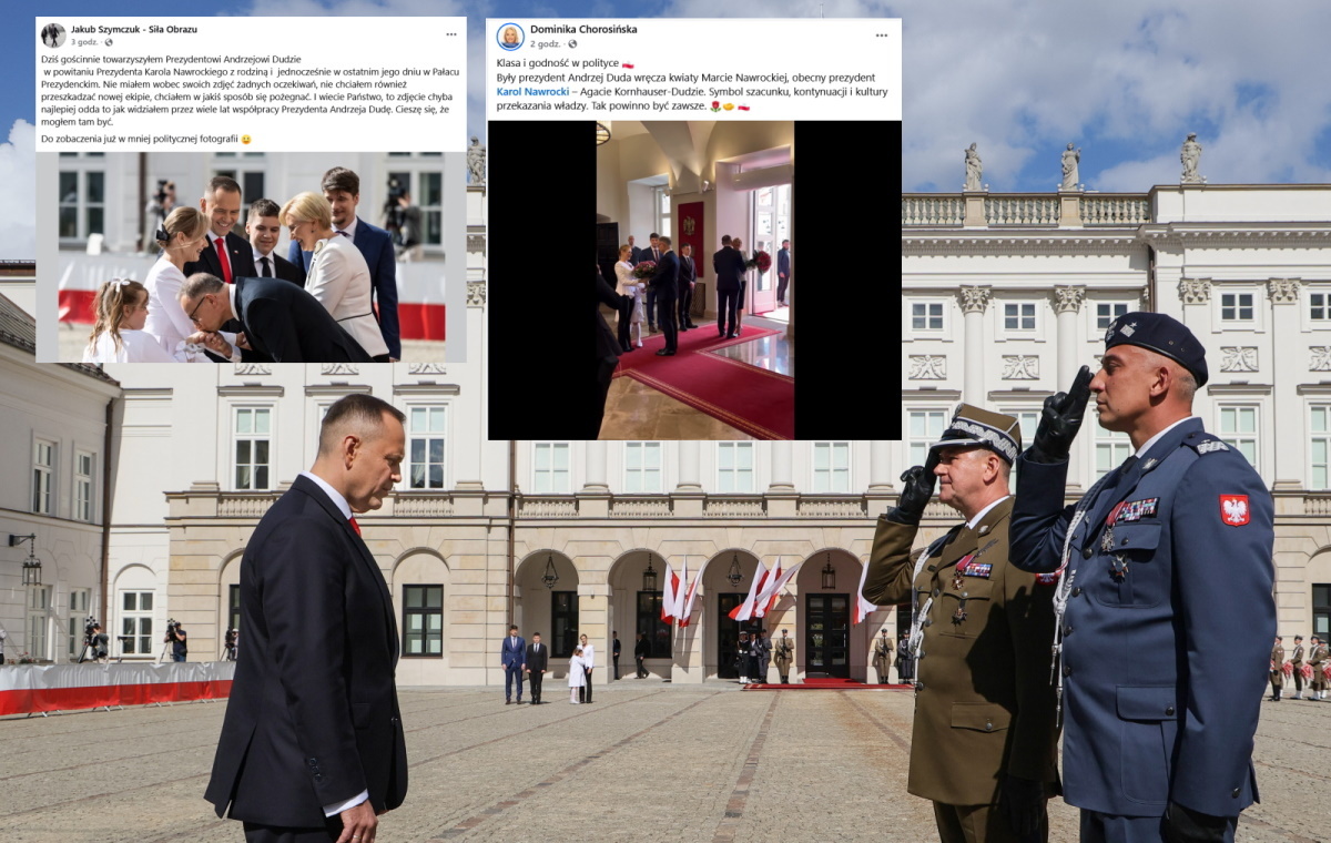 Трогательные картинки из Президентского дворца!