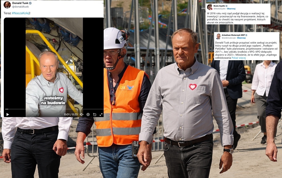 Papa chwali się inwestycją rozpoczętą przez PiS: Nasza kolej