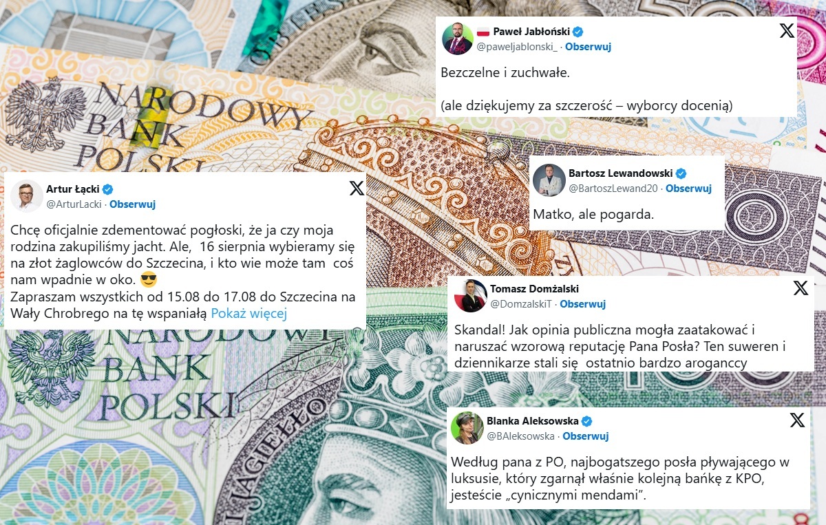 Pokaz buty! Łącki drwi z afery KPO i wygraża