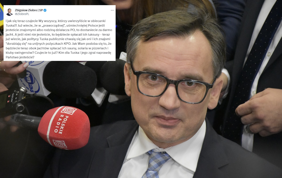 Ziobro: Będziecie spłacali ich luksusy - teraz już wiecie