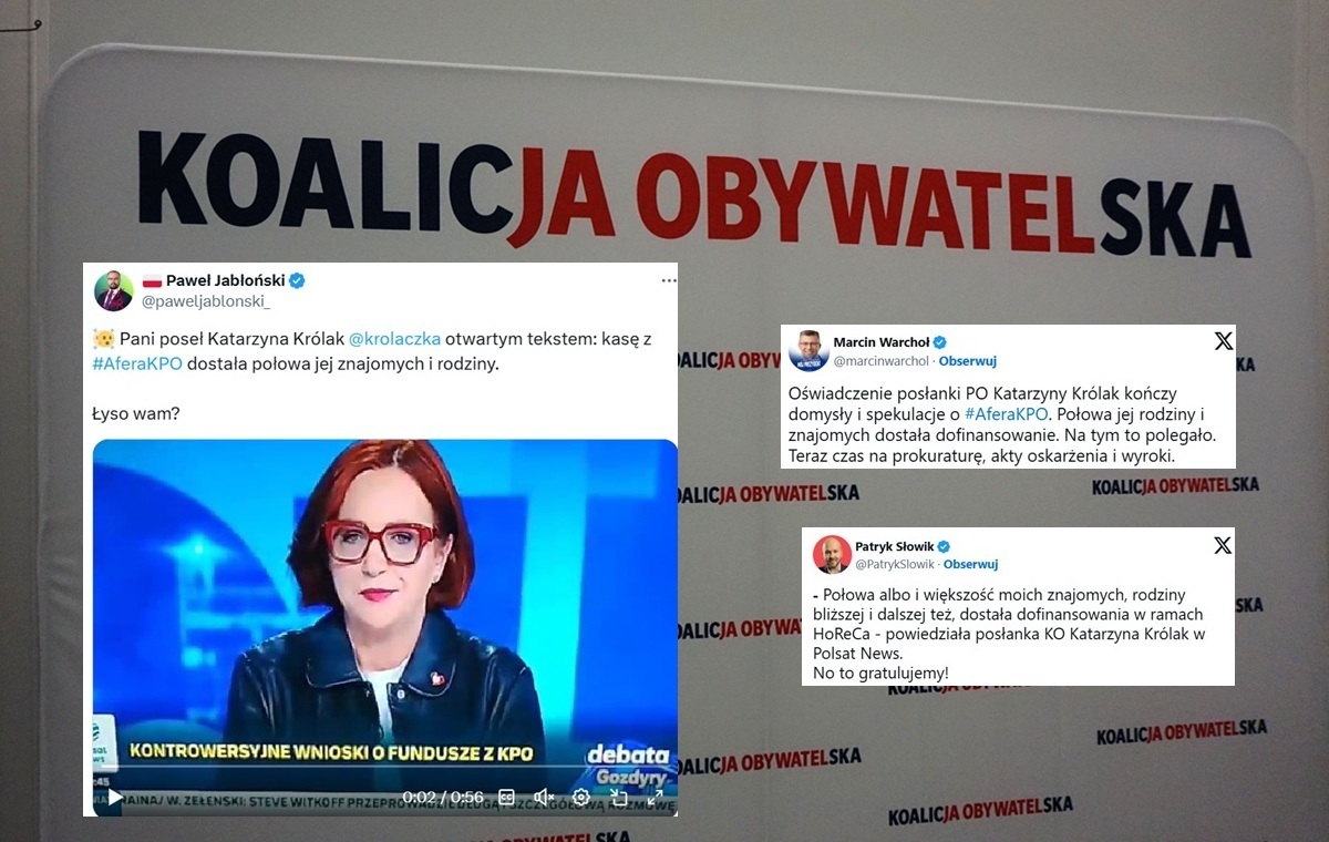 Posłanka KO: Połowa moich znajomych dostała środki z KPO