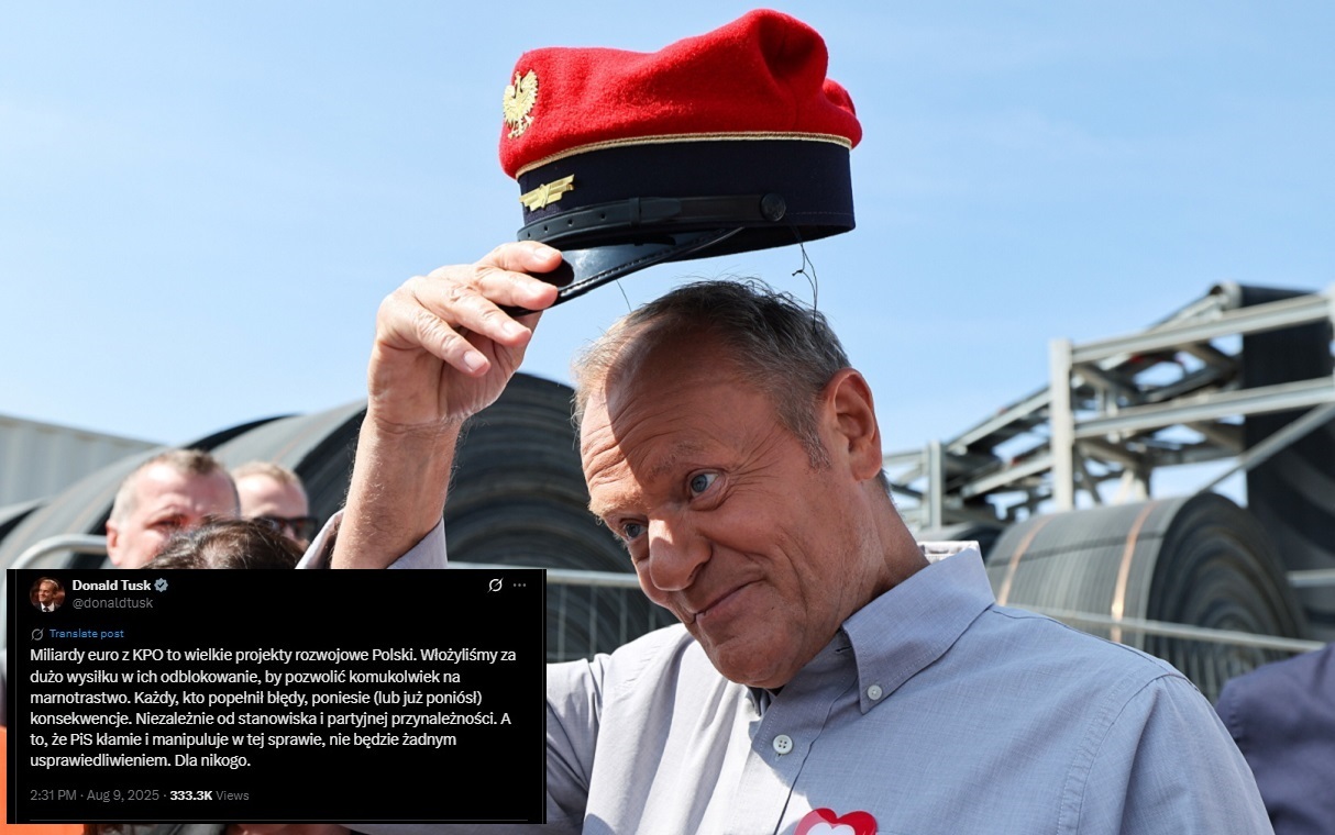 Tusk znów atakuje PiS. Tym razem w sprawie pieniędzy z KPO