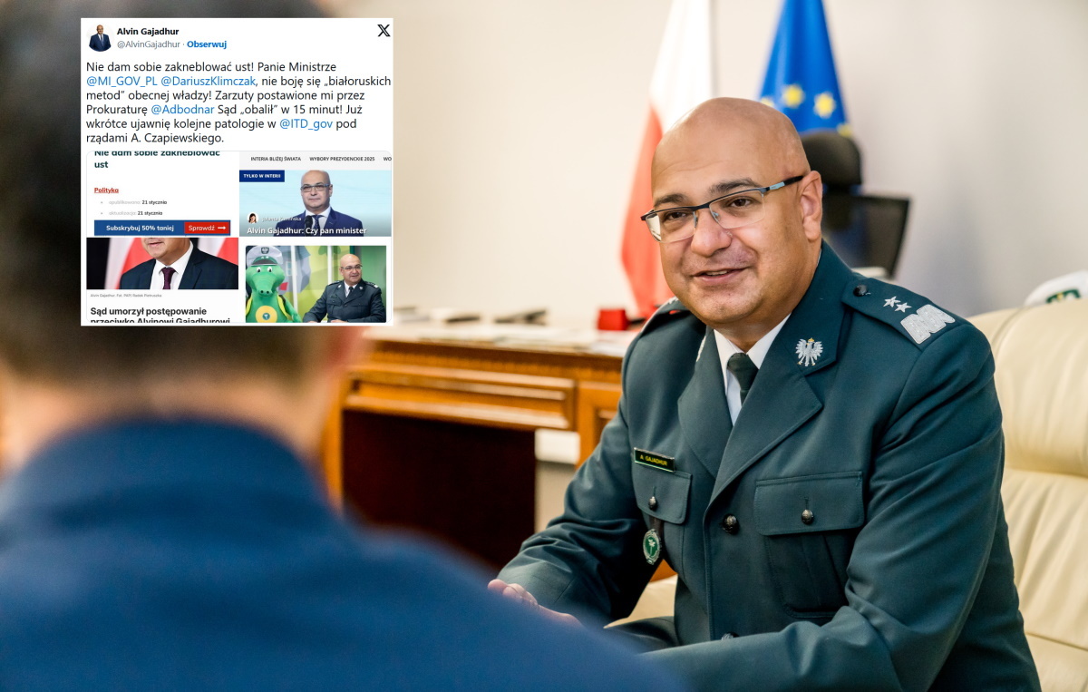 Alvin Gajadhur: Nie boję się "białoruskich metod"!