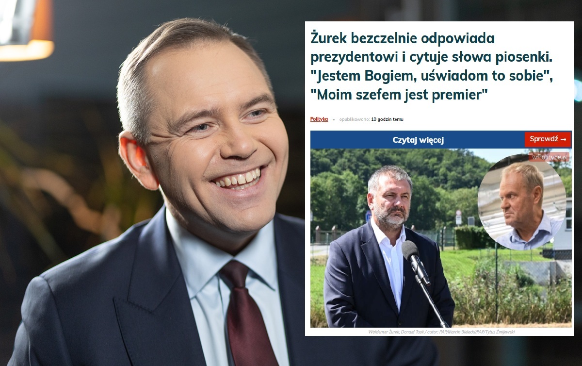 Nawrocki do Żurka: Panie ministrze, nie jesteś Bogiem