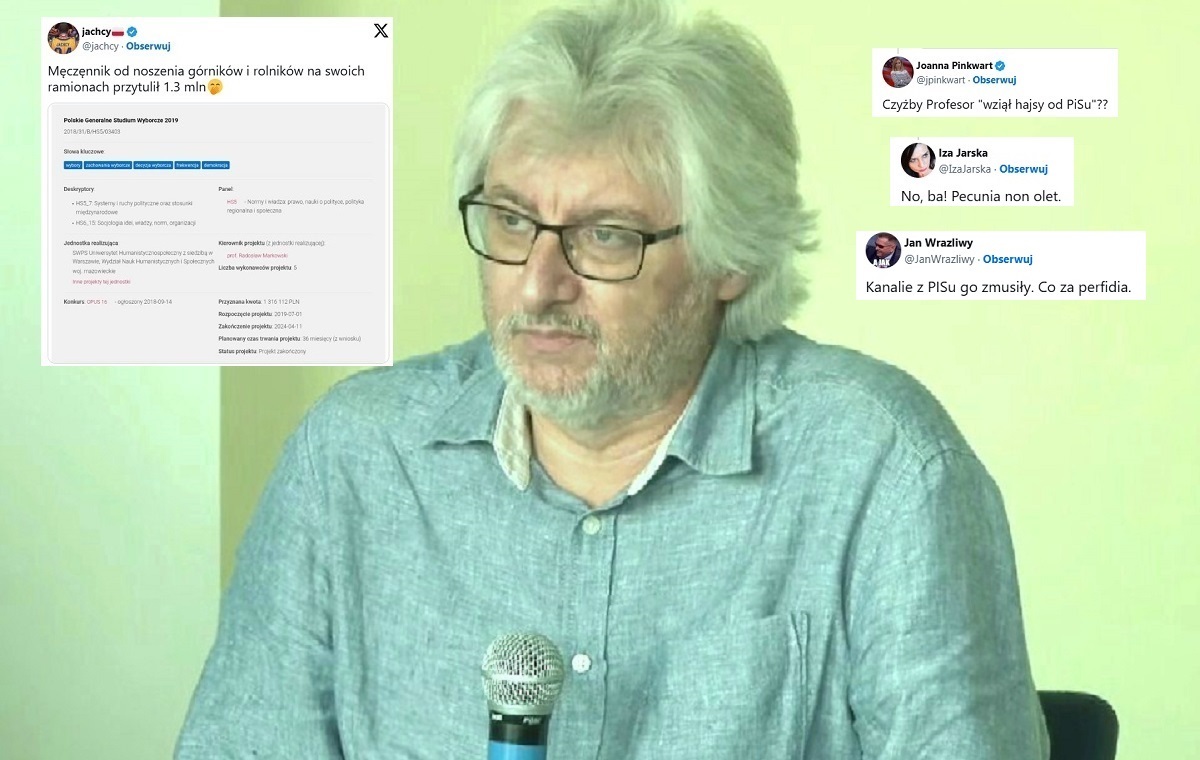 Prof. Markowski dostał ponad 1,3 mln zł z NCN za czasów PiS!